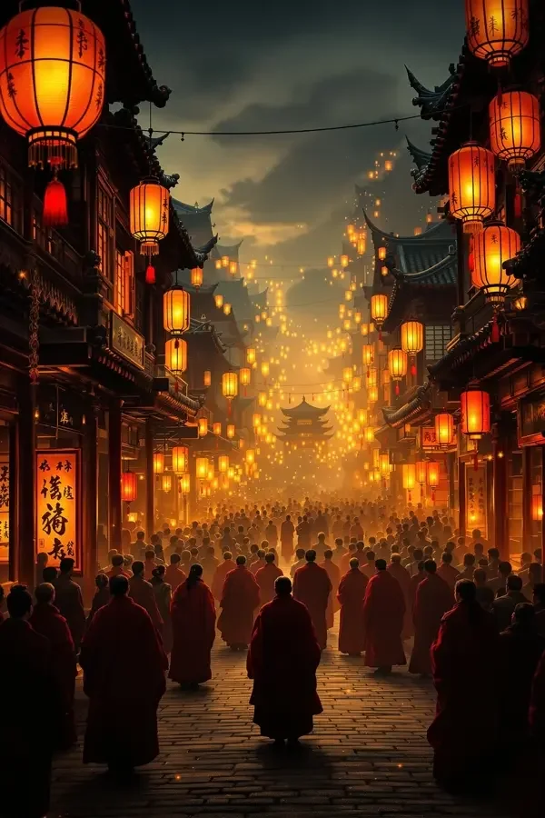 长安夜市海报